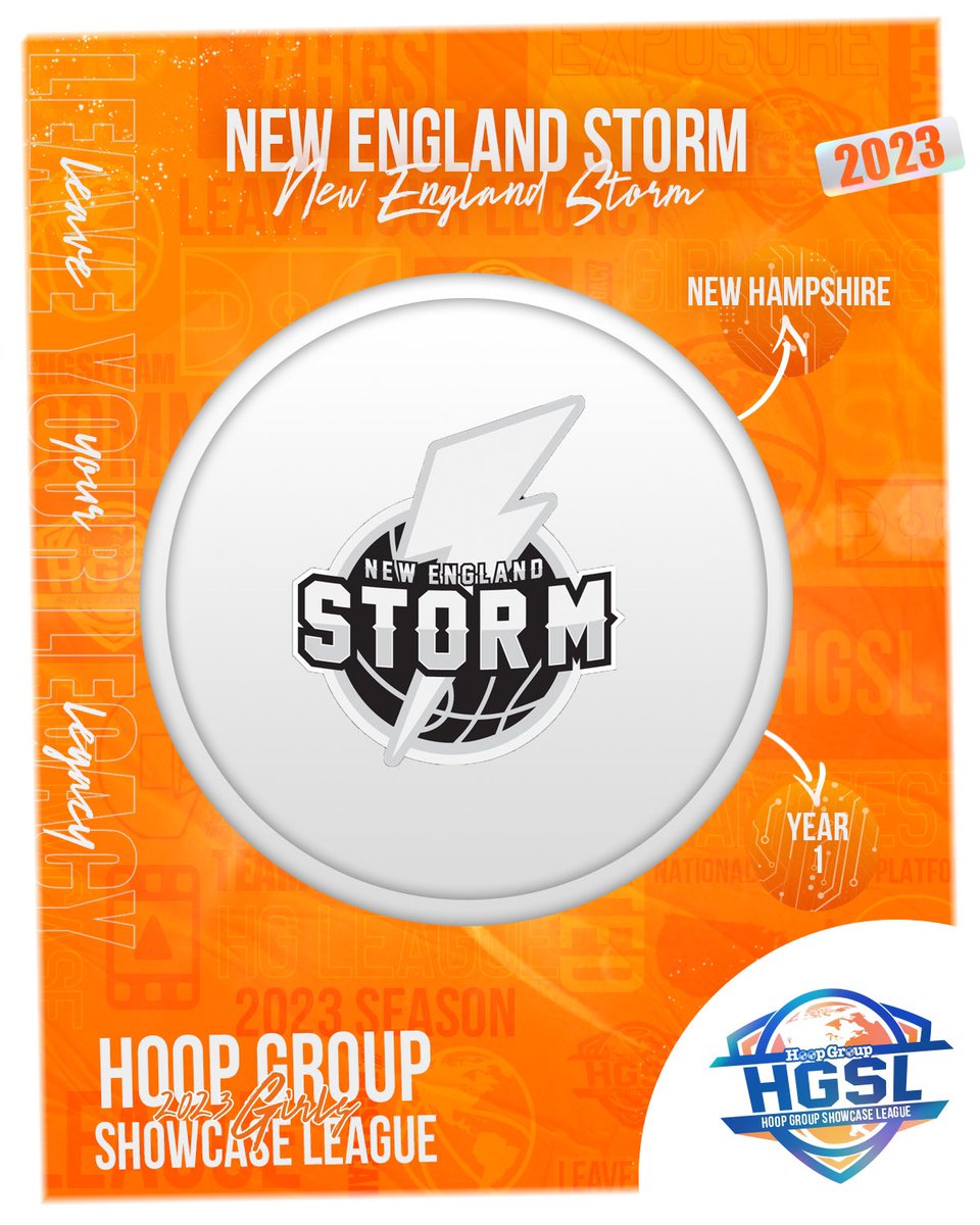 ✅ COMMITTED

Welcome New England Storm to the Hoop Group Showcase League!

The Storm have been one of New England’s fastest growing programs! This will be their first year on the HGSL circuit.