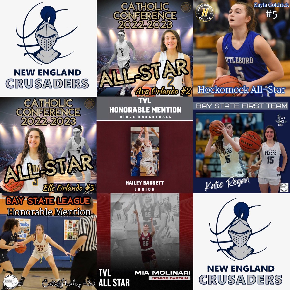 League Awards ‘22-‘23

Congratulations to our New England Crusaders on their league recognition. We are so proud of you‼️
<a href="/AvaOrlando3/">Ava Orlando💯</a> <a href="/GoldrickKayla/">Kayla Goldrick</a> <a href="/ElleOrlando3/">Elle Orlando</a> <a href="/HaileyBassett2/">Hailey Bassett</a> <a href="/Katie_Regan15/">Katie Regan</a> <a href="/Catiehurley1/">Catiehurley</a> <a href="/MiaMolinari7/">Mia Molinari</a> <a href="/necrusaders/">New England Crusaders</a>