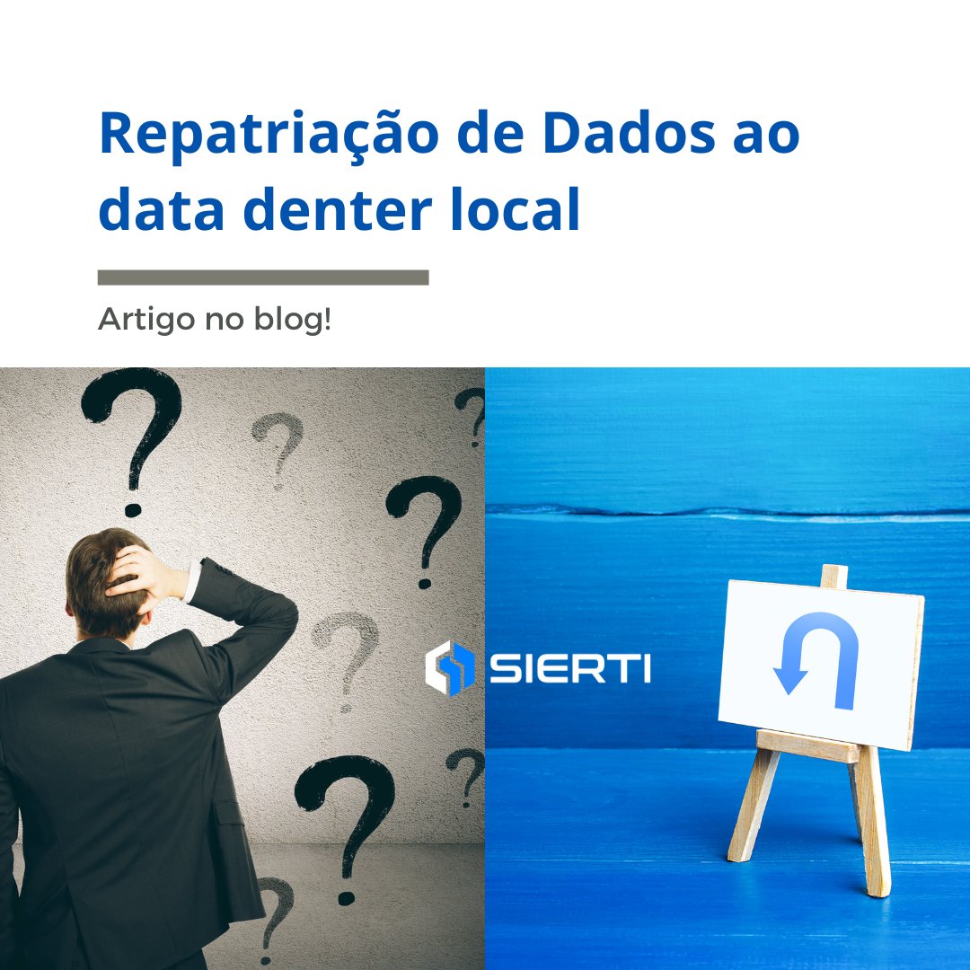 sierti's tweet photo. Descubra as vantagens e desvantagens da repatriação de dados da nuvem para um data center local em nosso novo artigo no blog https://t.co/CwNFrPIfNn! #RepatriaçãoDeDados #DataCenterLocal #Nuvem https://t.co/zGHloXwfPA