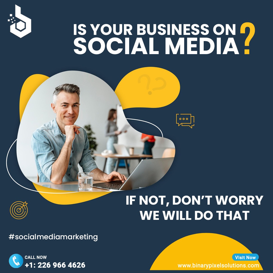 binarypixel_'s tweet image. Social media is a powerful tool for building your brand and connecting with customers. Let us help you create a strong online presence that drives sales and engagement. 

➡Get in touch with us for more information: binarypixelsolutions.com/social-media-m…

#BinaryPixel #BinaryPixelSolutions