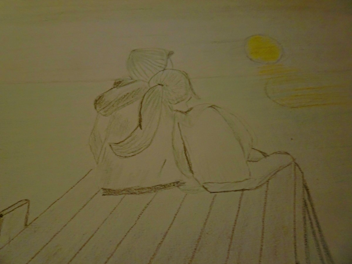 lafauvelliere's tweet image. Blottis l'un contre l'autre
Le regard tourné vers l'infini
Leurs rêves se rejoignent

#dessin #mots #soir