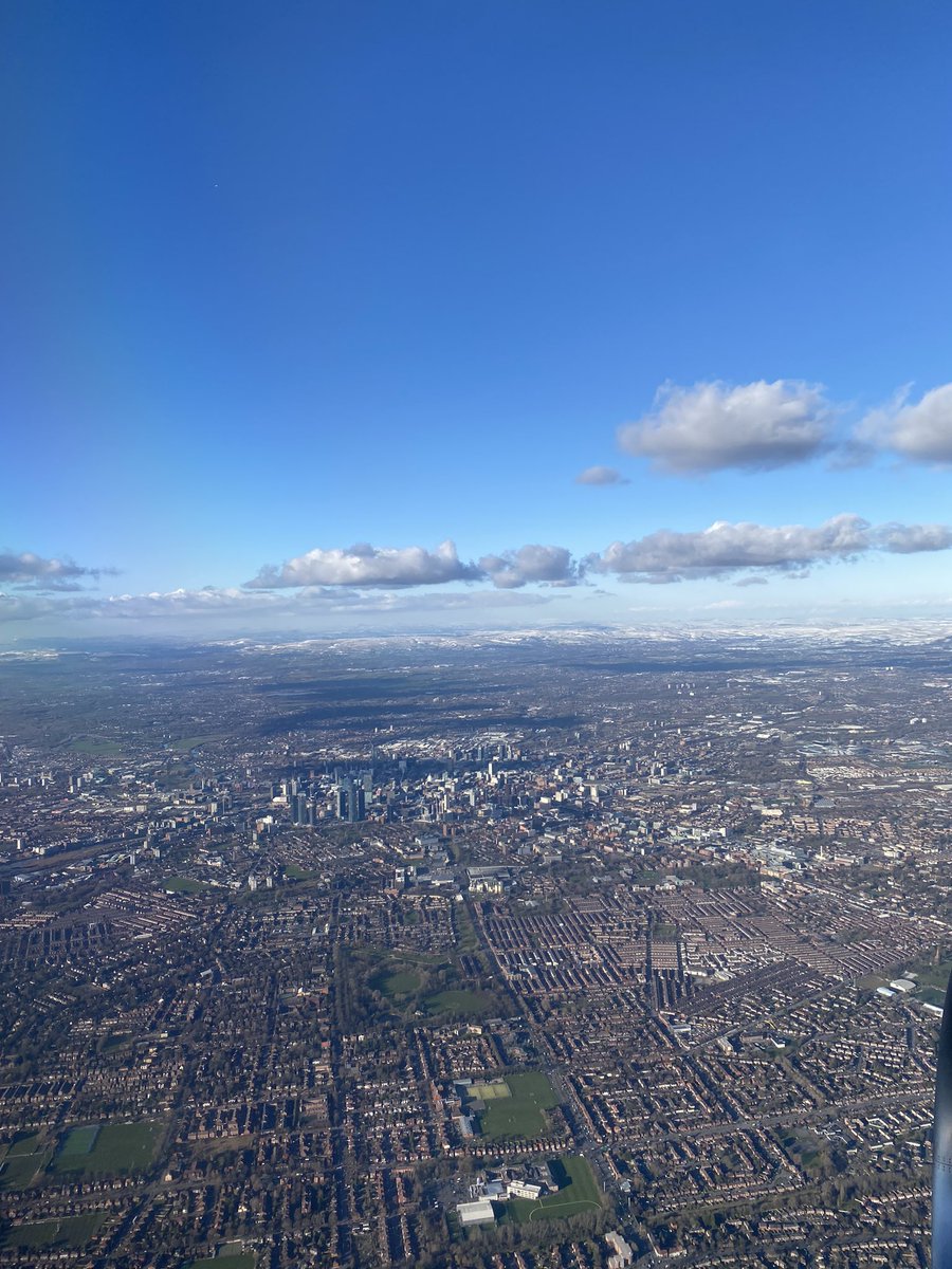 Doesn’t Manchester look beautiful this evening?