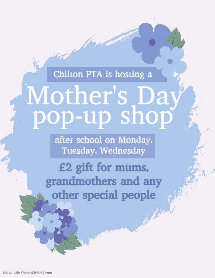 ChiltonPrimary's tweet image. PTA event next week!
