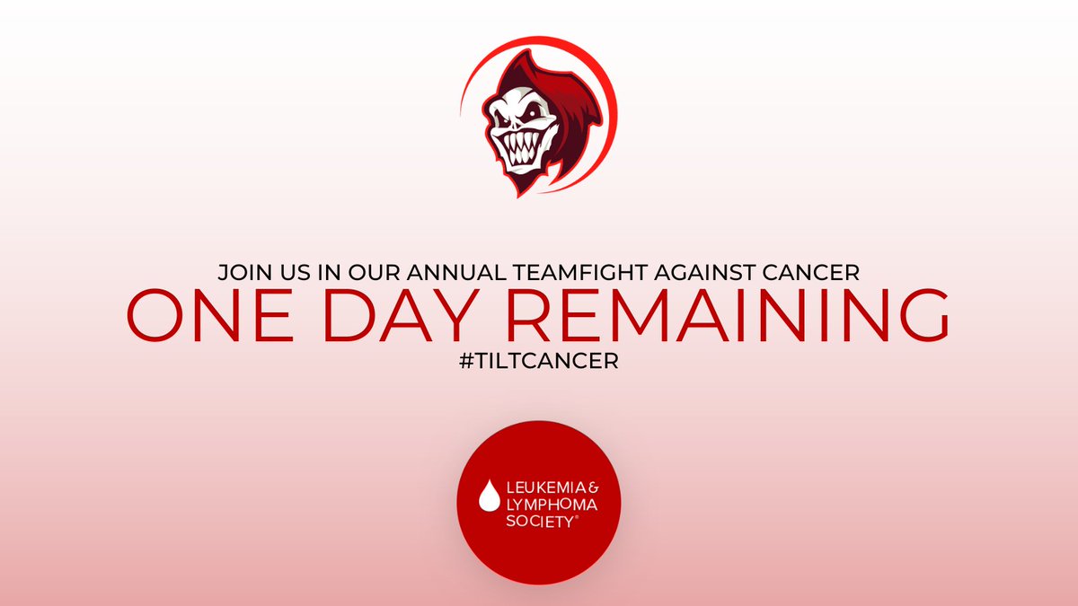 Join us and <a href="/GRIN_Esports/">GRIN Esports</a> as we Teamfight Against Cancer once again this year!  Event starts tomorrow as we raise awareness and work with <a href="/LLSusa/">伊藤佑愛</a> to make a difference.  We cant wait to see you there!  

Check out our tiltify at: tiltify.com/@grin-esports/…
