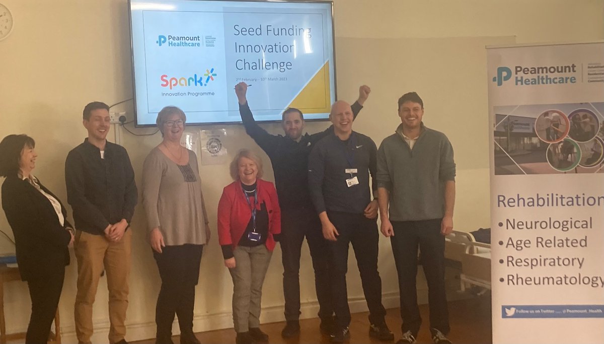 Seed Funding Innovation Campaign - The Winners 🏆🏆🏆🏆 1. Rehab at the Front Door 2. Ambulance Booking System 3. Bike4All Congratulations to everyone involved in these projects, well done 🎉🎉 @ProgrammeSpark @Peamount_Health