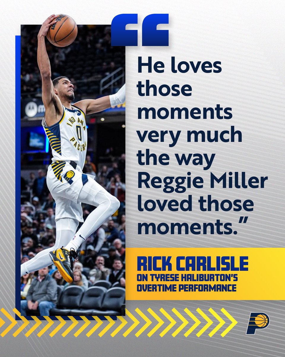 Pacers's tweet image. Tyrese Haliburton is made for the big moments.👏