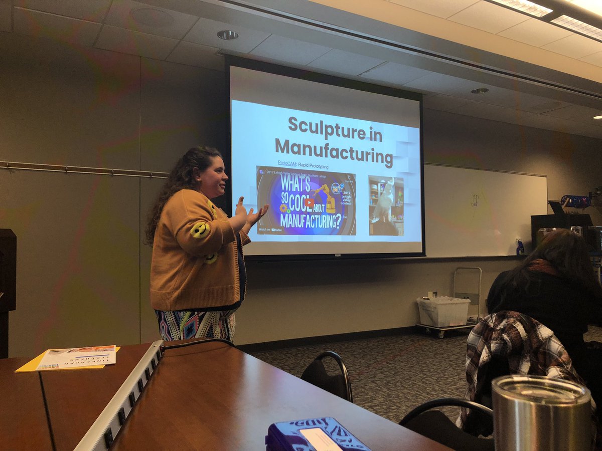 Great to see What So Cool About Manufacturing talked about in a Artists are Innovators Day at IU21 @wscmlv