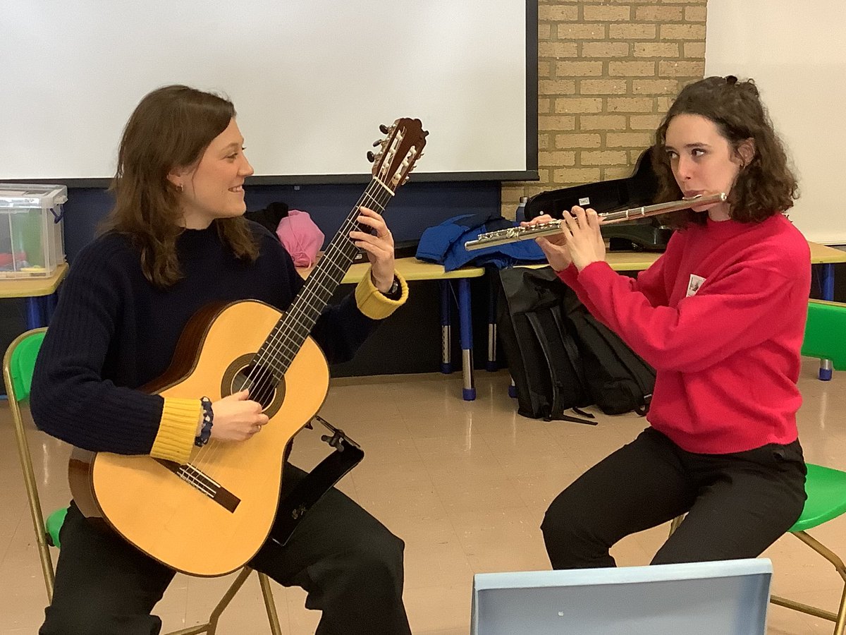 A huge thank you to <a href="/aulusduo/">Aulus Duo</a> for working with pupils and encouraging them to participate and perform to their music.