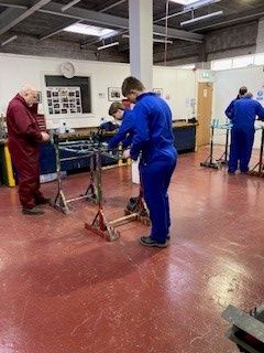Notton_House's tweet photo. The Wheels Project: Rio and Reagan are really enjoying their Friday timetable, with focused work at The Wheels Project in Bristol. I think Pete is enjoying his time there too!  https://t.co/GAfXIEOWRi https://t.co/QmD8nne9UB