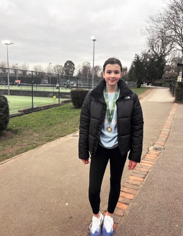 A huge congratulations to Lucia in Year 8 who continues to succeed in Tennis! On Saturday, she won a tournament at Wimbledon Park winning 4-2, 4-0 in the final! Keep it up, Lucia! 🎾💪💕