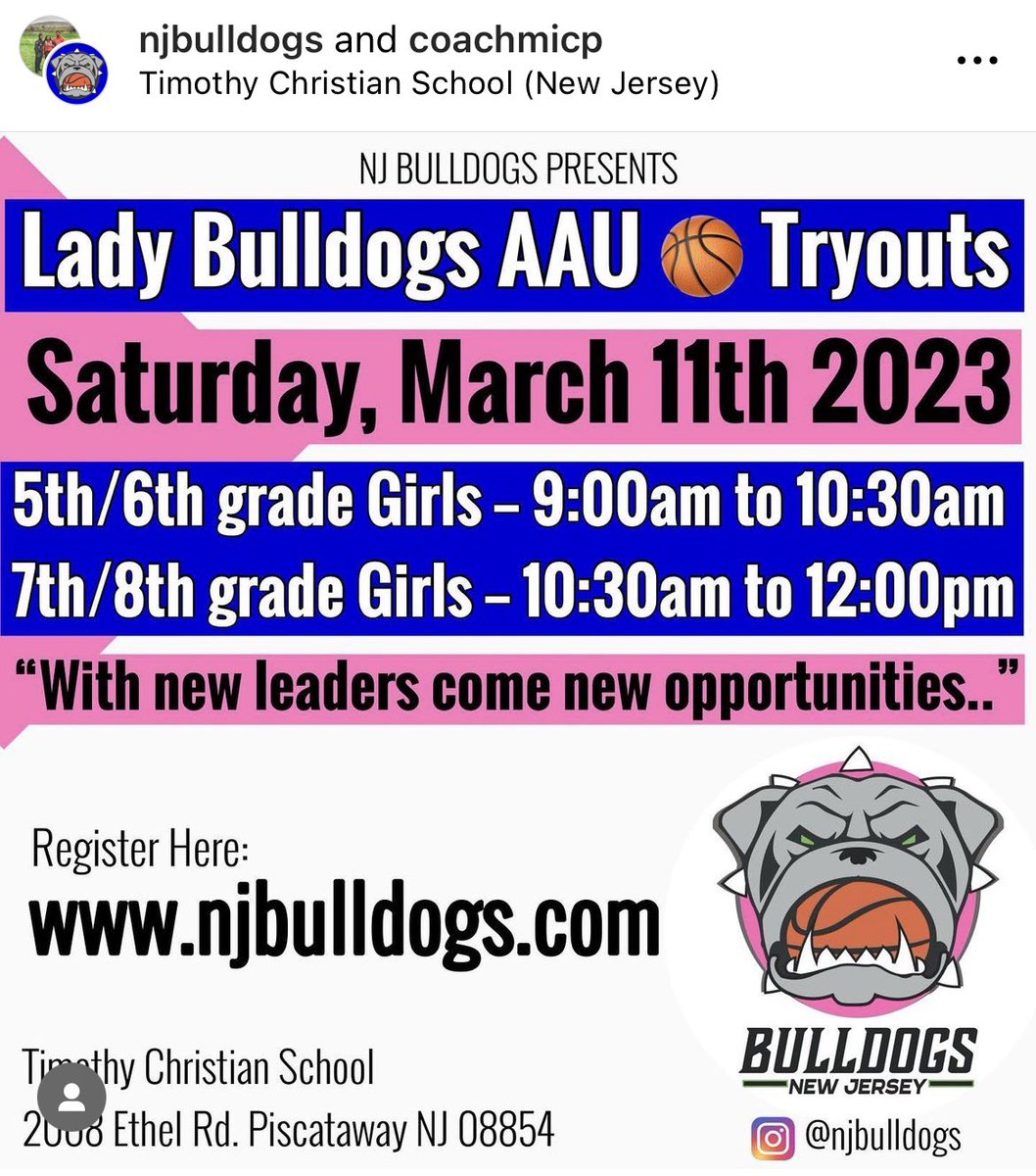 NJ Bulldogs AAU Basketball tweet media