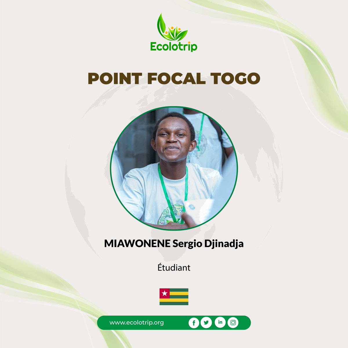 MiawoneneS's tweet photo. Nous ne cesserons de renouveller notre profond engagement pour cette cause commune de vivre dans un monde où dame nature se sent en bonne santé !!!
Merci à @ecolotriporg pour la confiance.
Nouvelle aventure, nouvelle énergie😉.
#TgTwittos https://t.co/1pKHr5IWDy