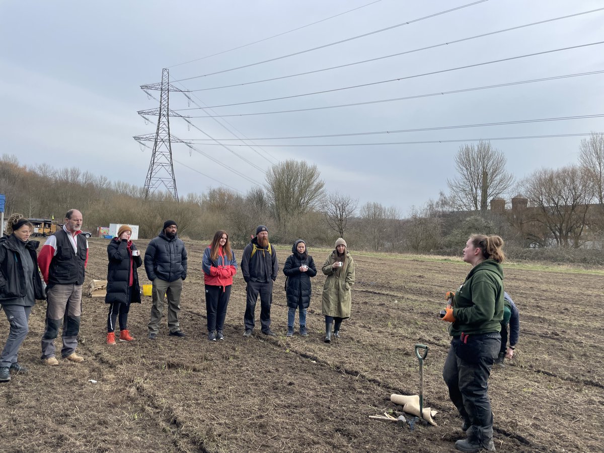 More than 600 trees were planted in a project launched between the council, <a href="/CityofTreesMcr/">City of Trees</a> and George Cox to create a new community woodland at Penny Lane near Reddish Vale this week.