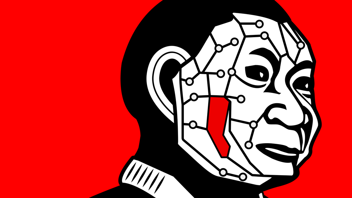 jointhepressure's tweet photo. The latest example is the upcoming track 'Fear Of A Red Planet. It was created by consensus on Xi Jinping + Robot concept by @albertCumplido, a choice of drum loops and AI image mashups. The term juxtaposes Public Enemy’s masterpiece and the Chinese major advancements in AI.

2/5 https://t.co/mfA7SbKjSh