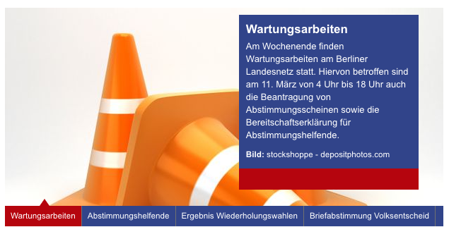 klimaneustart's tweet photo. Wartungsarbeiten beim Briefwahlportal mitten im Abstimmungszeitraum!
Nicht euer Ernst, liebe Landeswahlleitung? @Innensenatorin

Wartungsarbeiten können NACH dem Volksentscheid #Berlin2030 gemacht werden.
Wir nennen das sonst Behinderung demokratischer Abstimmungsprozesse. https://t.co/CCOt7iGmfb
