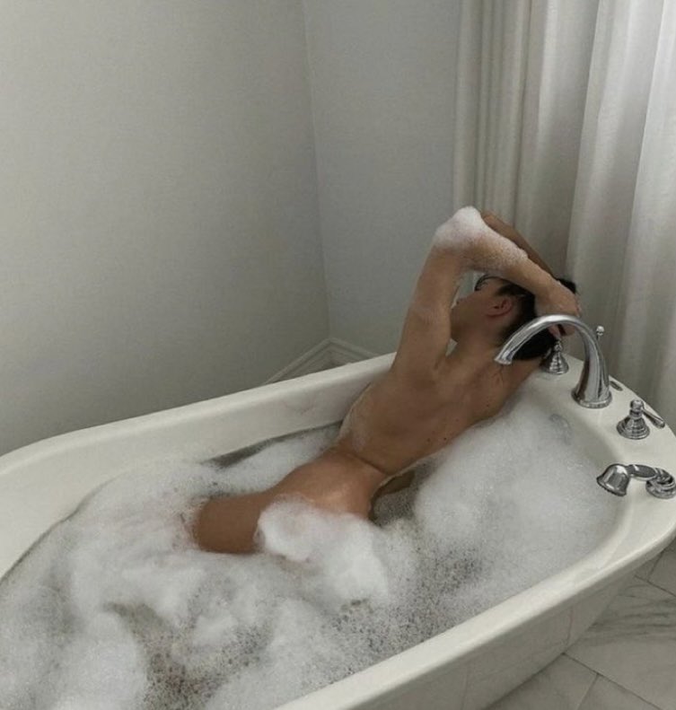 #naked #bath #bathing