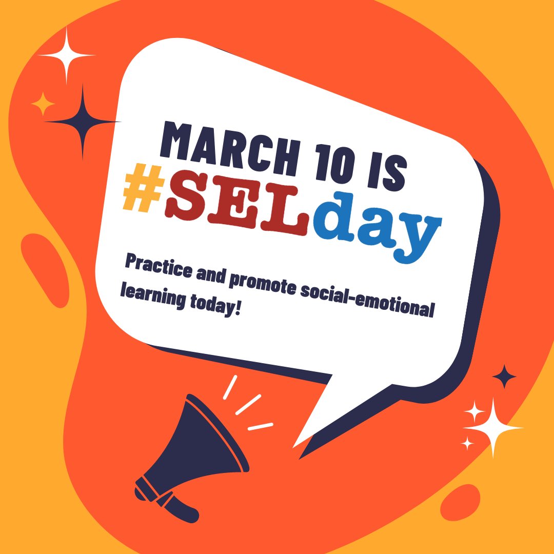 AFELphilly's tweet photo. Today is the fourth annual International SEL Day! SEL Day is a chance to spread the word about the impact of social emotional learning. Join us in celebrating by signing up to showcase, promote, advocate and support social emotional learning in your community #SELday #SEL https://t.co/H1vDVrOLnk