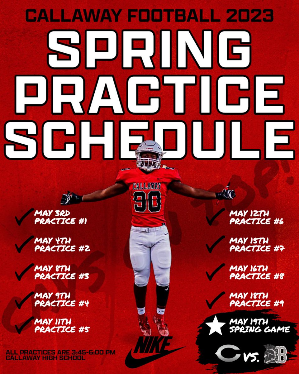 𝐒𝐩𝐫𝐢𝐧𝐠 𝐁𝐚𝐥𝐥 𝟐𝟎𝟐𝟑 🏈

The Cavs will be back on the field this spring starting on May 3rd. College Coaches you have an open invitation to our practices and facility. Come check us out‼️

#ᴄᴏᴍᴍɪᴛᴛᴏᴡɪɴ🏆| #ᴄᴀᴠꜱᴏɴᴛᴏᴘ🔴⚫️⚔️