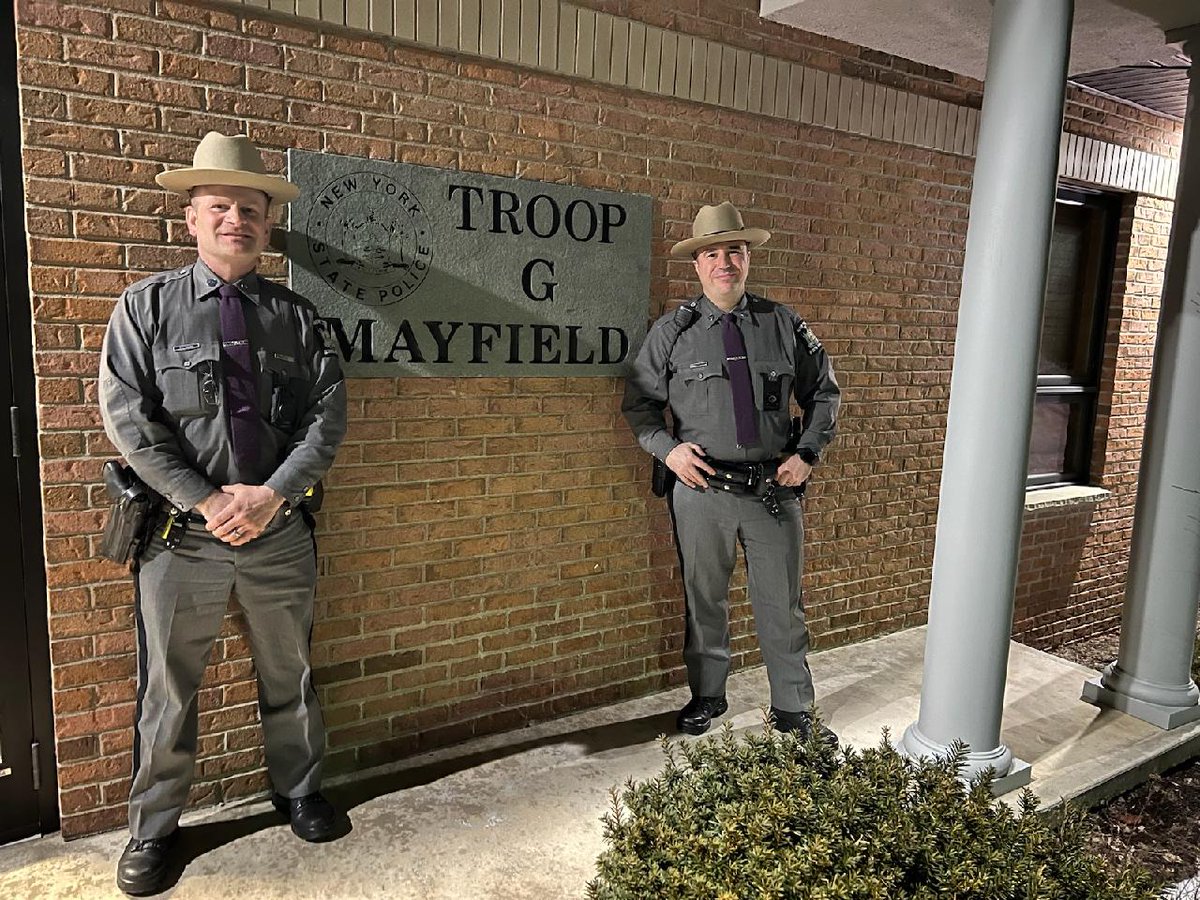 NewYorkStatePolice on Twitter "On 2/23/23, Trooper Bowers(SP Mayfield
