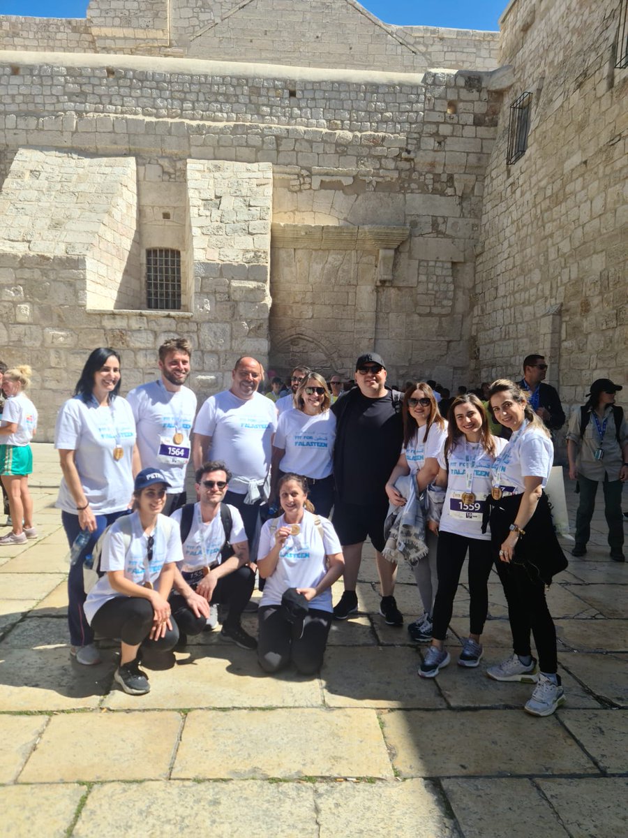 UNFPAPalestine's tweet photo. A number of UNFPA staff took part in today's #marathon in #Bethlehem
#RunningforMovement
#PalestineMarathon2023 https://t.co/4e5r7N9S8f