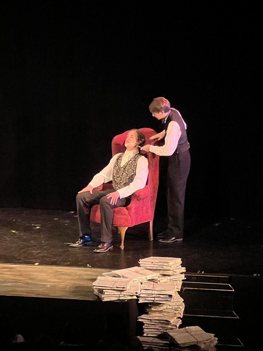 Coach_Wayne55's tweet photo. Last weekend was a special one for @WickFootball_20 &amp; the entire ‘Wick Community. Our theater department put on the play “Newies” w/ ~ 60 students apart of it. 

3 of the leads were huge key contributors (2 capts &amp; sack leader) to our NEPSAC championship in the fall! #GoWick https://t.co/bJt53nmhk9