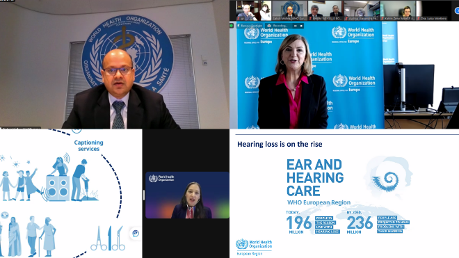 Satish_Mishra_'s tweet photo. #hearing and #vision loss are serious #publichealth issues that need urgent attention. At @WHO_Europe technical briefings, representatives of Member States discussed these important subjects, addressing gaps and opportunities in #vision &amp; #hearing care. https://t.co/pOJhQORICa