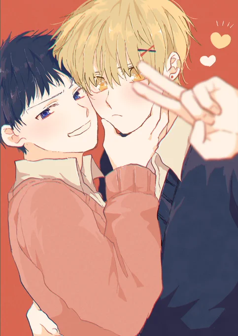 #創作BL 学校一のバカップル 
