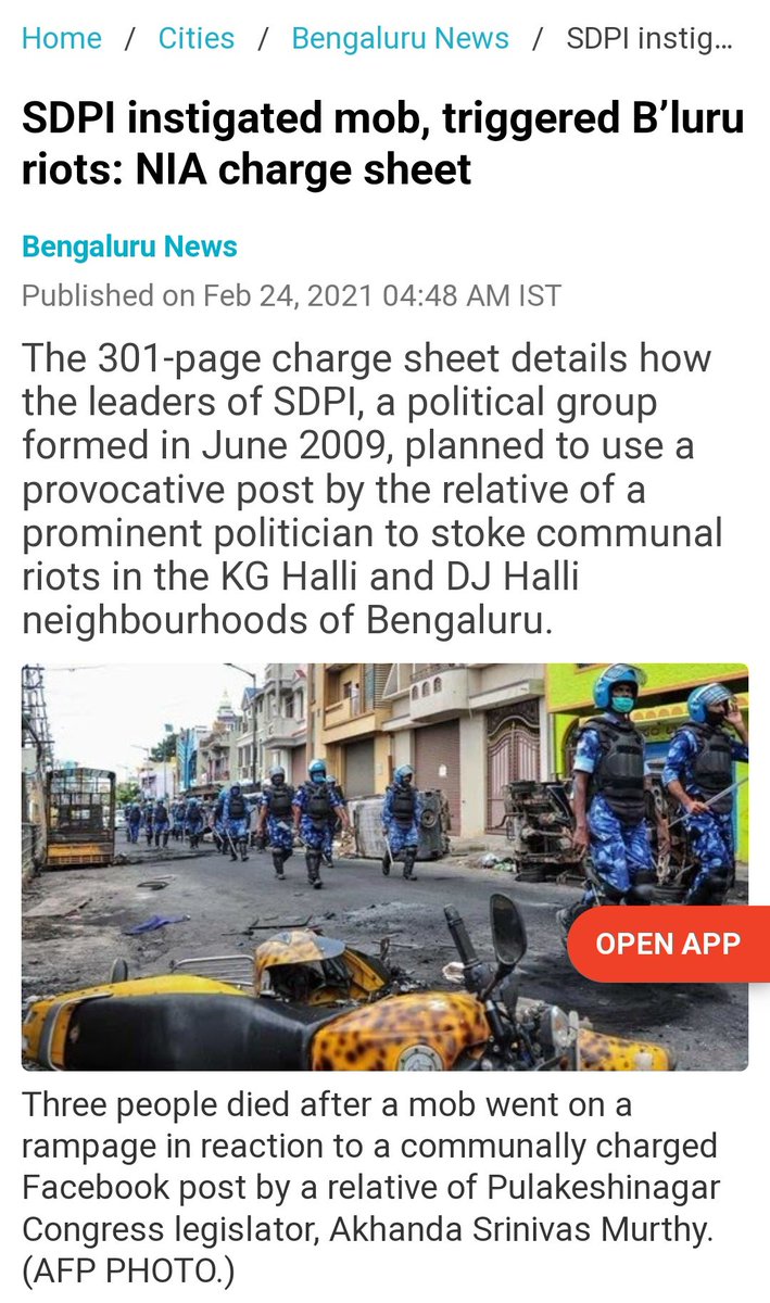 shrikrushna2911's tweet photo. @Ramesh_hjs @Vishnu_Jain1 @gauravstvnews @AshwiniUpadhyay @Mohan_HJS @mysatish20 @meriteshkashyap @karuneshshukla8 @be_karishma Some peaceful involvement act by PFI's political wing SDPI

So it's high time of #Ban_Communal_SDPI as they r threat to nation https://t.co/2lqowg3hsZ
