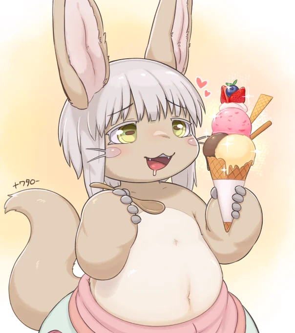 でかでかアイス食べチ 