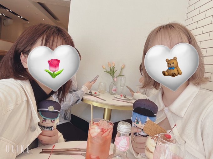 オタクだからぬいを手に入れて即日意気揚々と映えカフェに向かった 楽しかった 