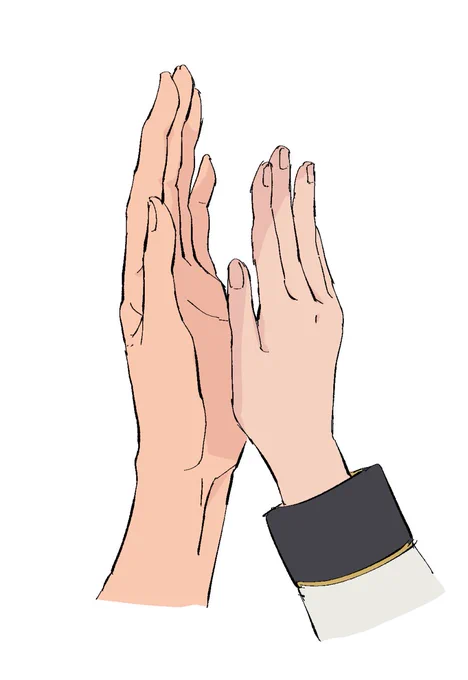 このあいだ見た190と160の手のサイズの違いグエスレこんな感じかな抱きつぶせるやつだ… 