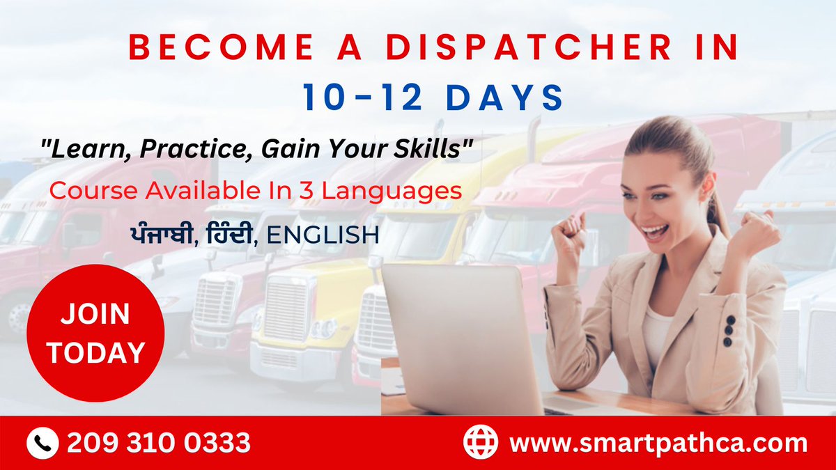 Join Our Truck Dispatch Classes & Become a Professional Dispatcher.
Contact Us Today - 209 310 0333 !!

#dispatch #usatruck #truckdispatch #truckdispatching #usaonlinecourse