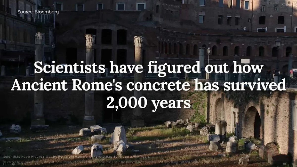 TartariaLives's tweet photo. 14/
It was NOT until 2017 when MIT RE-discovered #RomanCement.
Read That Again☝️
So WE remember what the Romam structures were made of, #RomanCement but the #Usurpers forgot what America was mad of?
shore https://t.co/oETLRERsiX