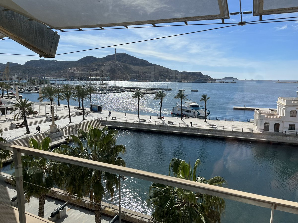 ana_cronista's tweet photo. Working spot for today ☀️ communicating with @CPMR_Europe from #Cartagena @regiondemurcia 🇪🇸 https://t.co/hPe6ybdxXa