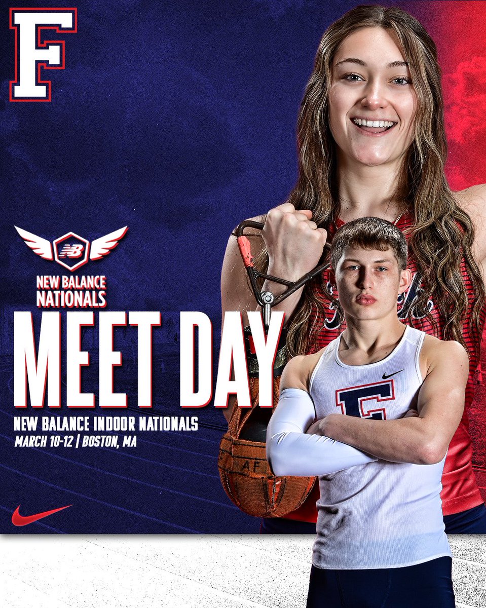 𝓜𝓔𝓔𝓣 𝓓𝓐𝓨

We will be competing in the New Balance Indoor Nationals in Boston, MA this week weekend.

<a href="/aidynrose3/">Aidyn Connolly</a> will compete today in the Weight Throw while <a href="/N1ckTibolla/">N1ck</a> will compete Sat. &amp; Sun. in the 60m Hurdles.

📺 youtu.be/t4y8pqgvuk0
📊 live.pttiming.com/?mid=5441