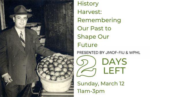 JewishMuseumFL's tweet photo. This coming Sunday, March 12th will be the Jewish Museum of Florida-FIU's History Harvest. Bring your old photographs, artifacts, objects, memorabilia, and stories to share with us on Sunday between 11am &amp; 3pm. We are looking for historic ritual objects, artifacts or ephemera. https://t.co/6z9cCLa67a