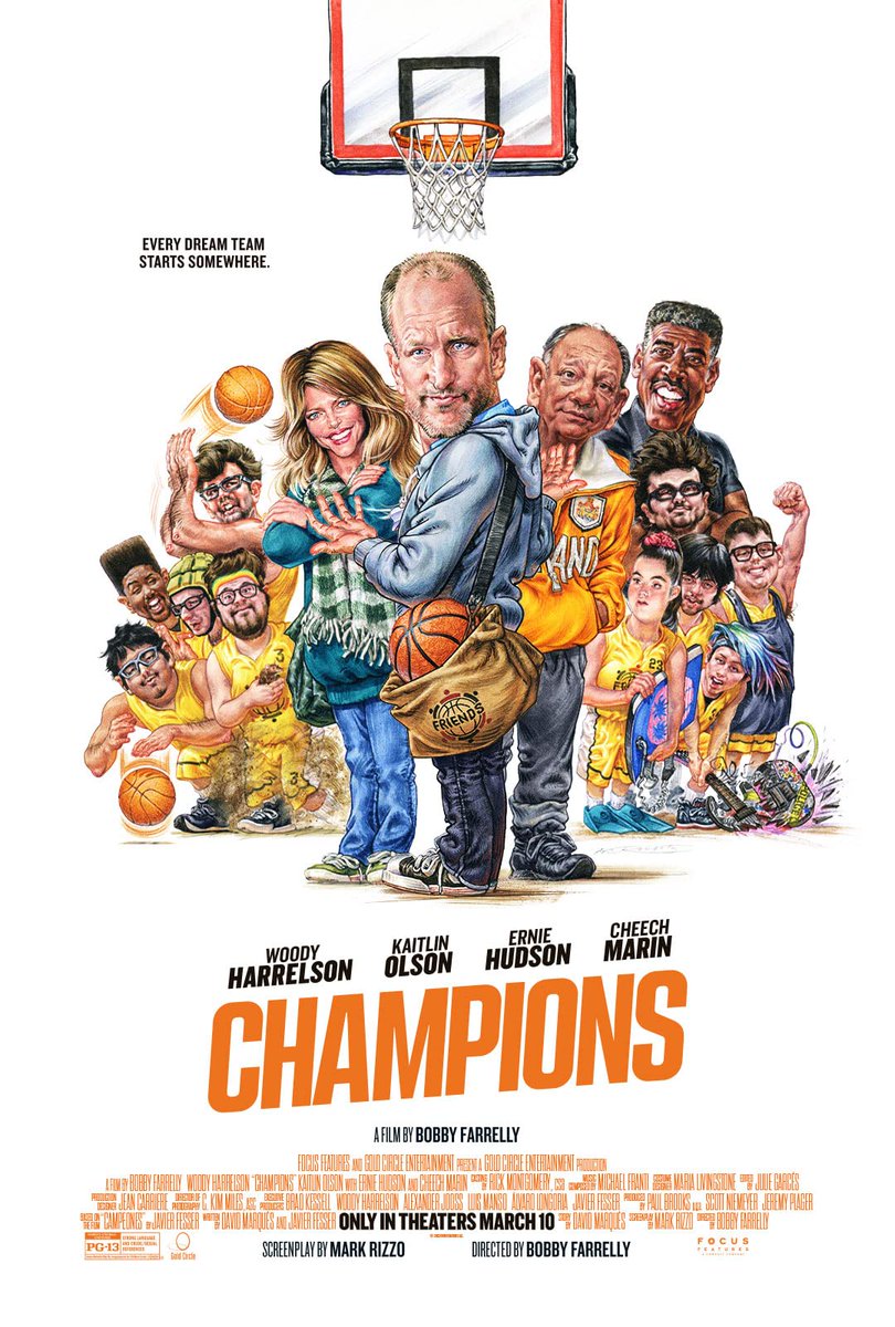 Champions Starts Today, Tickets On Sale Now.

A former minor-league basketball coach is court-ordered to manage a team of players with intellectual disabilities. He soon realizes that despite his doubts this team can go further than they ever imagined. - mailchi.mp/crescenttheate…