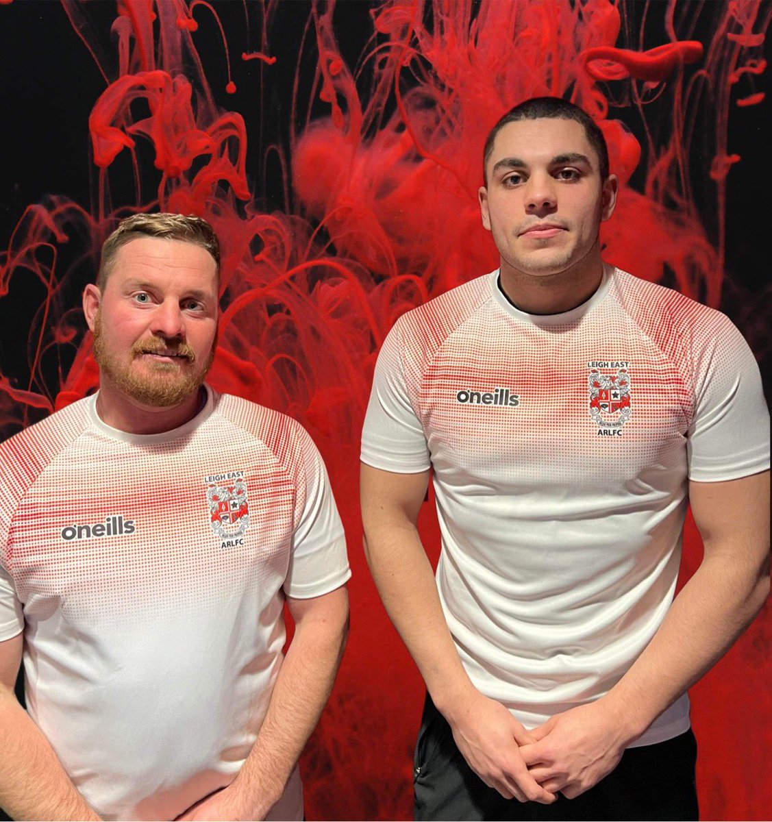 Leigh East are proud to introduce our new warm up tops for the 2023 seasons with a special touch on the back. Our friend and open age player Ben Woods will certainly be present on the field with the boys in every game.