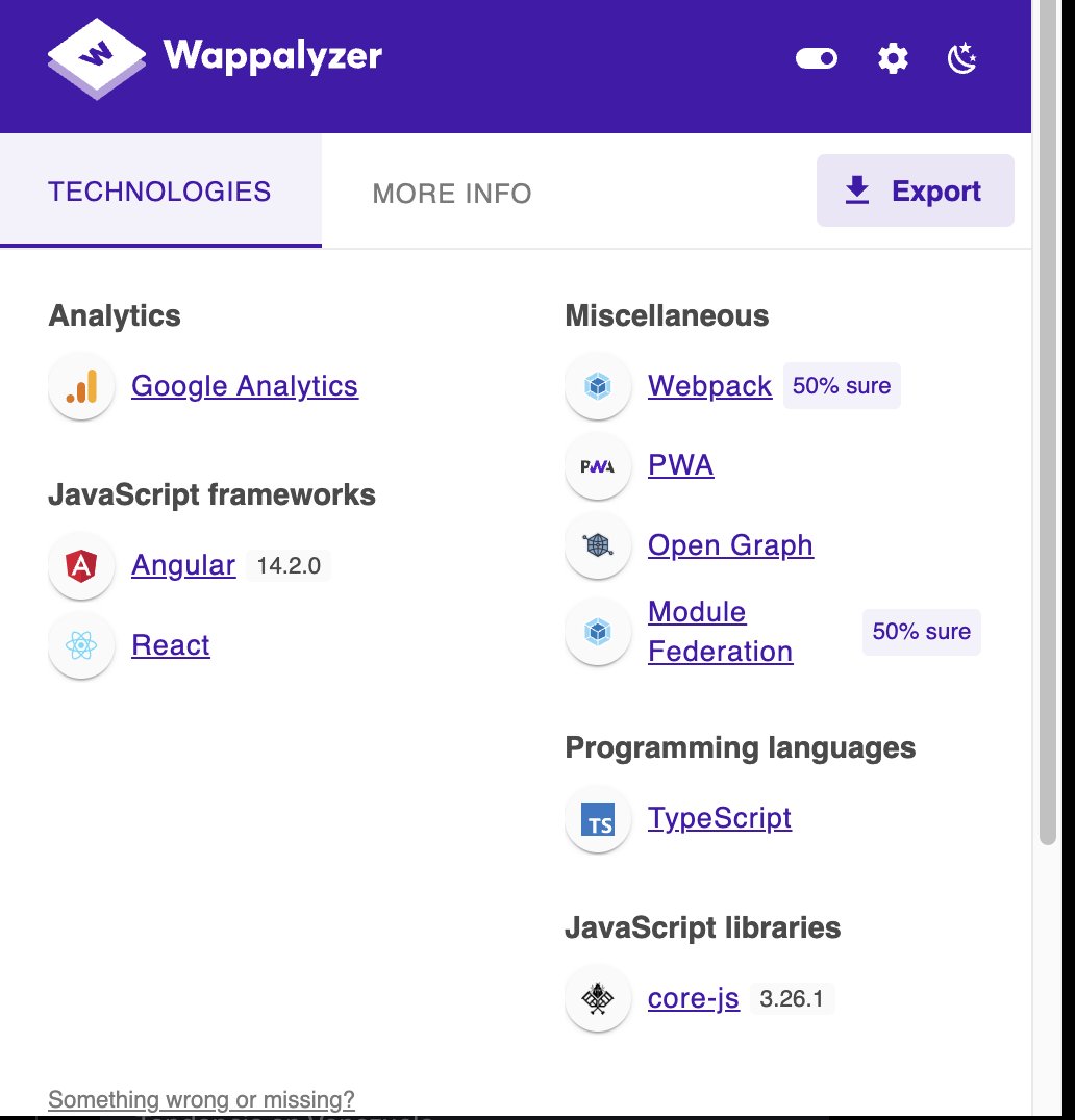 soyzuztech's tweet photo. Esta extension de Chrome te va a permitir ver las tecnologías con las que esta hecha cualquier web (que las tenga publicas) 👀🔥👇

https://t.co/ncBZP4KhhJ

#programador #programacion #programacionWeb #javascript #python https://t.co/ixe278BuSI