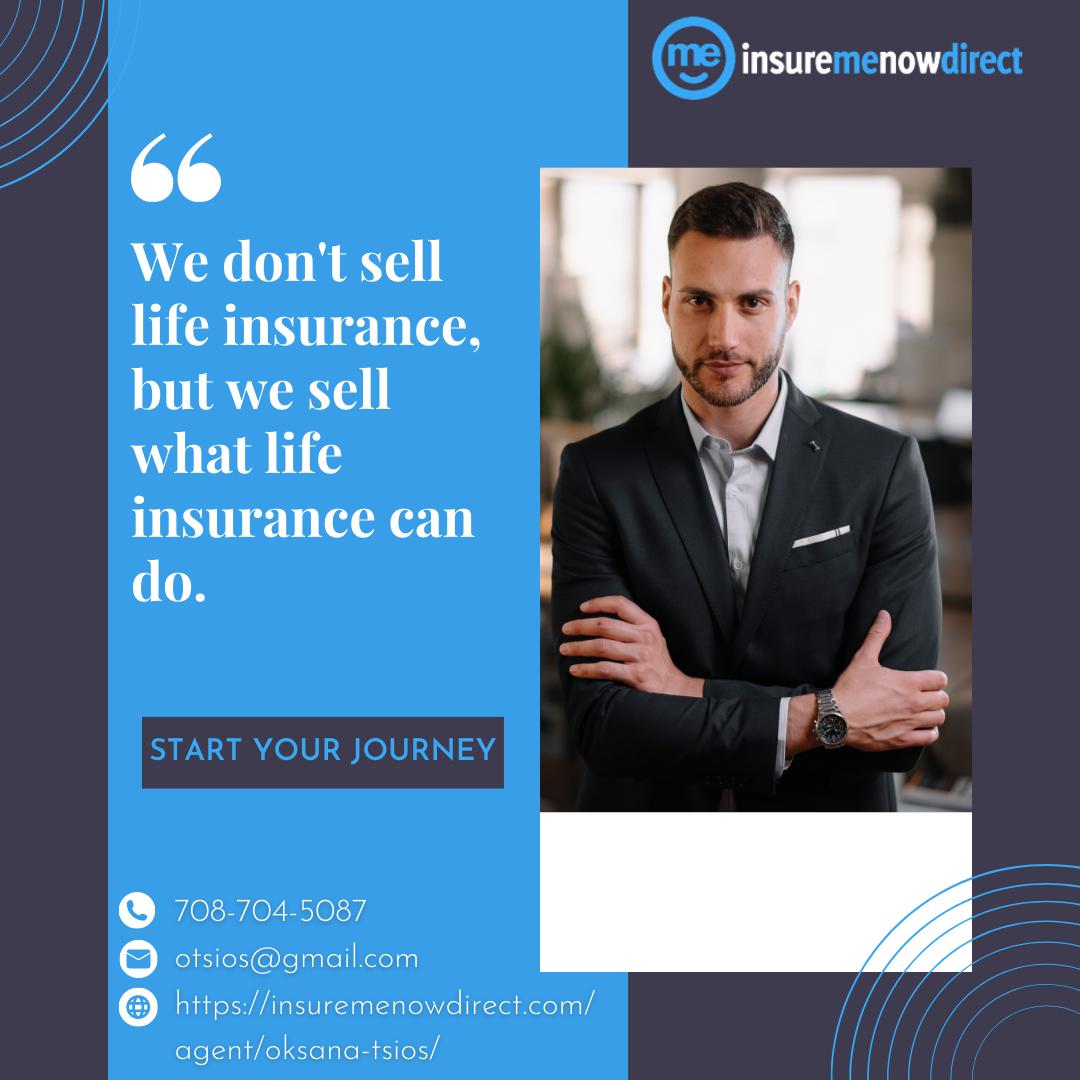 OksanaTsios's tweet image. We don't just sell life insurance, we sell peace of mind for you and your loved ones. 

Let Insure Me Now Direct show you what life insurance can do for you. 💰💼 #PeaceOfMind #InsureMeNowDirect 💼 

🌐 insuremenowdirect.com/agent/oksana-t…
📞 708-704-5087
📩 otsios@gmail.com