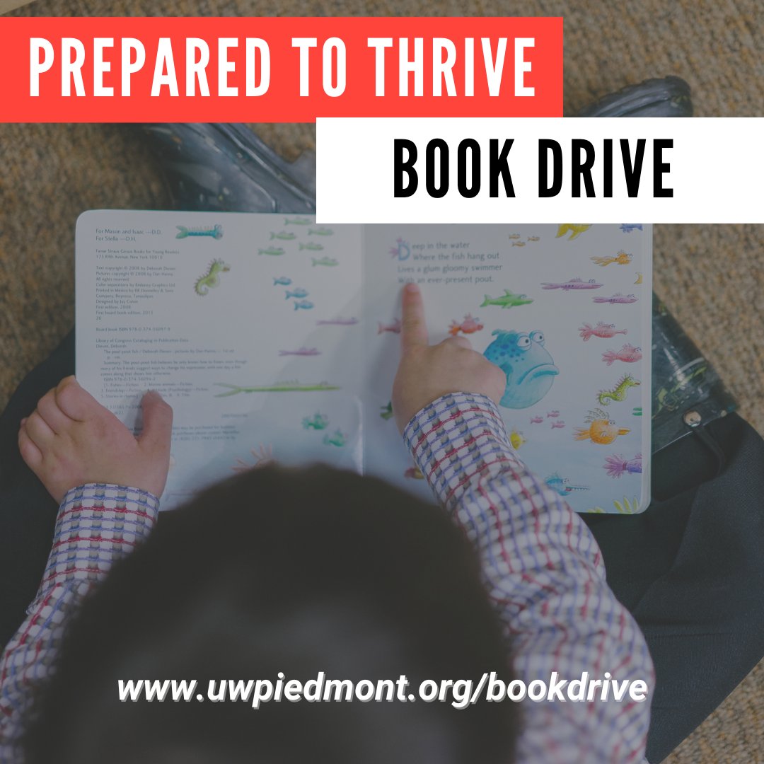 More 👏 access 👏 to 👏 books 👏

Let's make it happen! Our Book Drive supporting local students in Spartanburg, Cherokee, and Union Counties is happening now. Get all the details at uwpiedmont.org/bookdrive!