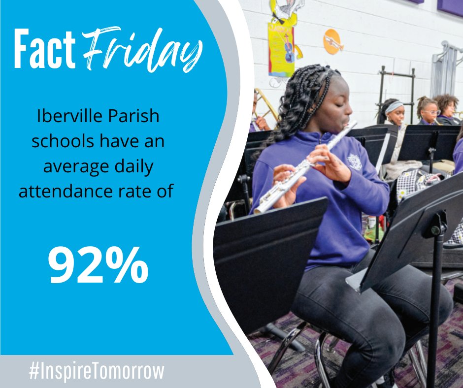 Our students love being a part of the IPSB family, and we love having them here. We're proud that our attendance rate is an impressive 92%! Each day our children are in our classrooms, they are learning, growing, thriving and preparing for their futures. #InspireTomorrow