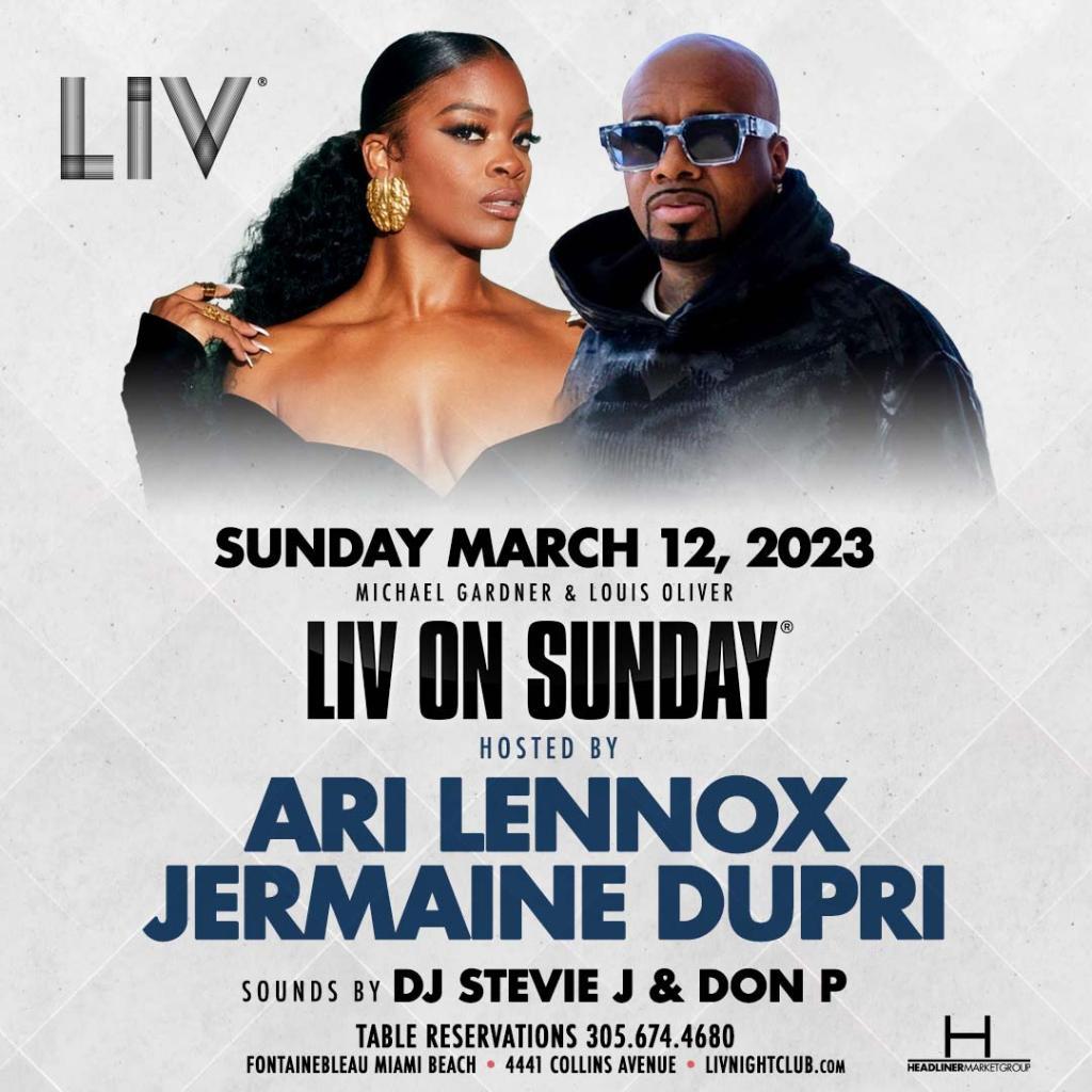hiphophotspots's tweet photo. Miami: Ari Lennox @arilennox & Jermaine Dupri @jermainedupri at LIV @livmiami on Sunday + Nardo Wick @nardowick, GloRilla @glorillapimp #arilennox #jermainedupri #nardowick #glorilla #livonsunday #storymiami #theurbanmia @theurbanmia @headlinerworld
https://t.co/YweFgFvHYK https://t.co/Vz1XNgI5GX