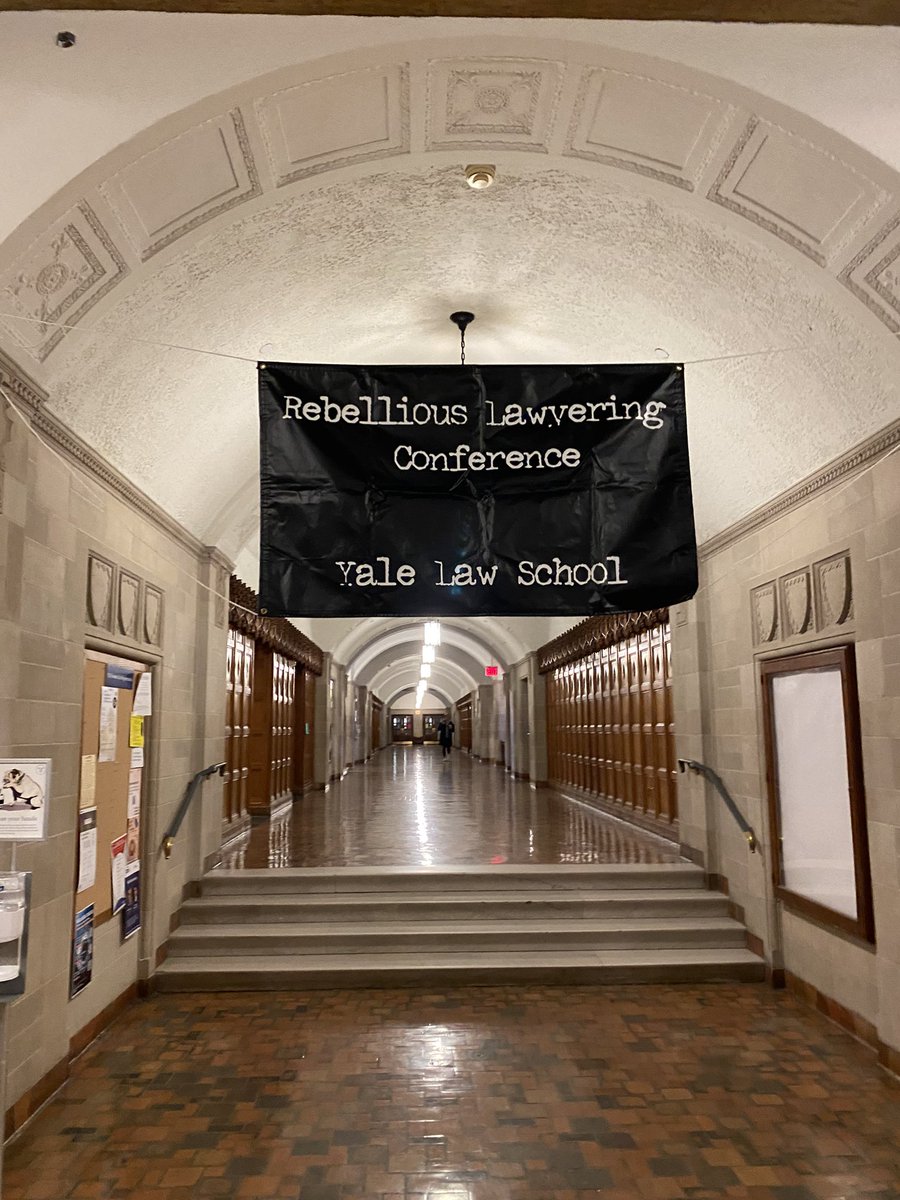 RebLawCon's tweet photo. The RebLaw banner has retaken its rightful place in @YaleLawSch!!

Check in opens tomorrow at 8!
https://t.co/GORIEzWA21 https://t.co/rf29Qi6cbL