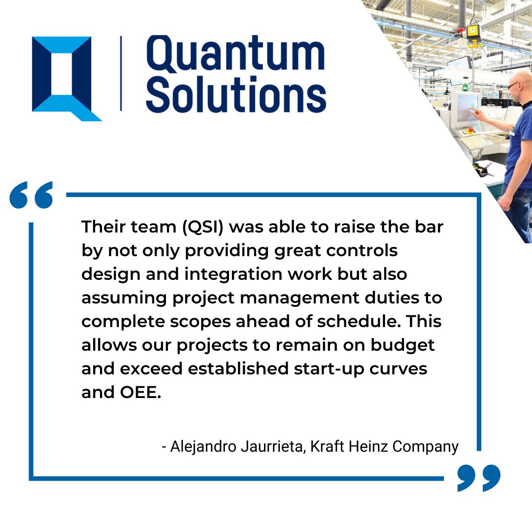 qsicontrols's tweet photo. We could tell you we have a skilled team that will exceed your expectations, but wouldn't it be better coming from one of our clients?

https://t.co/iSDAT0LhZ1

#EnjoyEngineering #automationsystems #engineering #QuantumSolutions https://t.co/lC3DNs8p4o