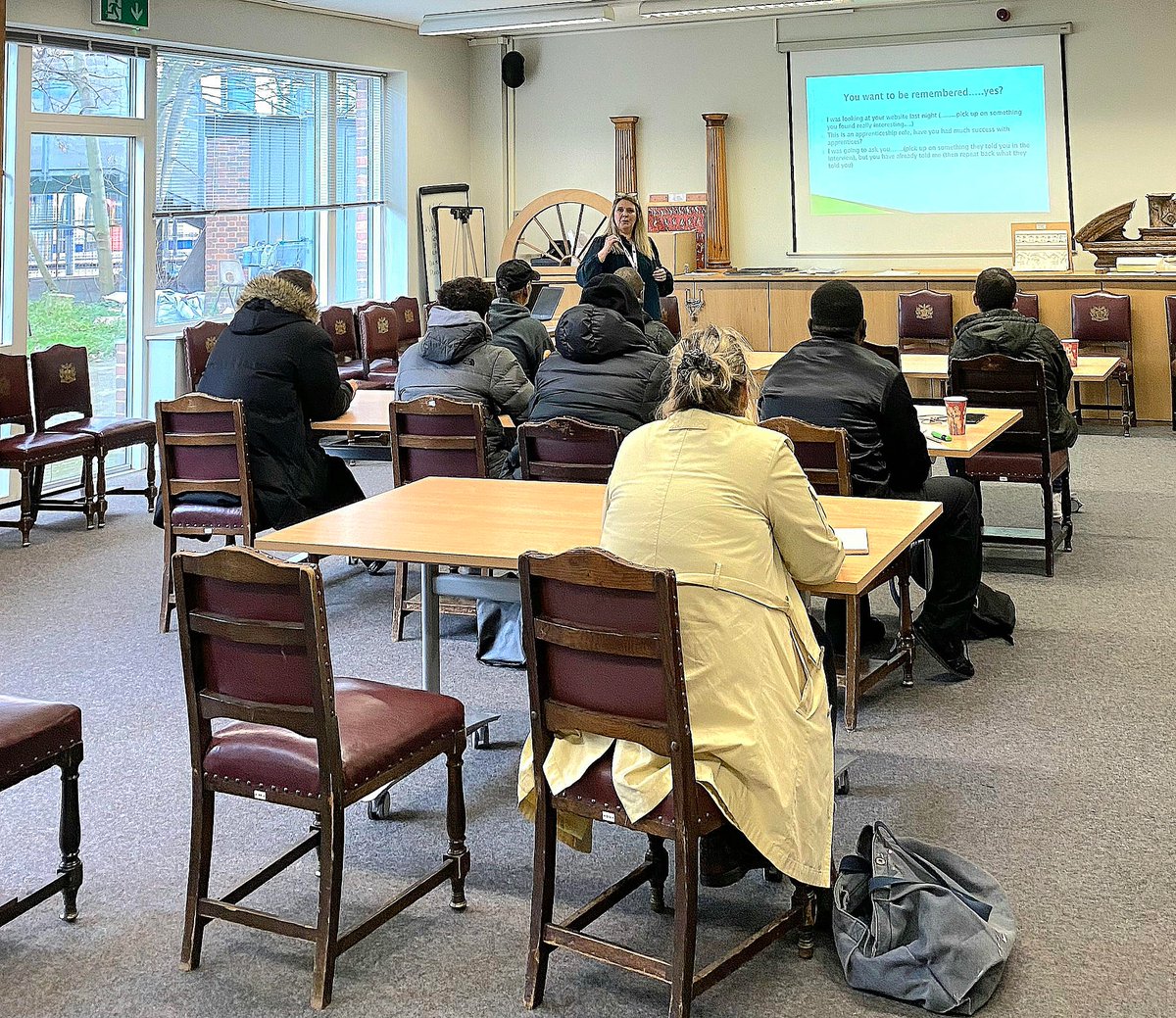 Julie Wilson was recently involved in a workshop with her #employability candidates who achieved a place on a 6 week multi-skills pre-employment programme at the <a href="/thebcc_london/">BuildingCraftsCollege</a> in Stratford

All were extremely motivated &amp; keen to gain employment in the #constructionindustry 🙌