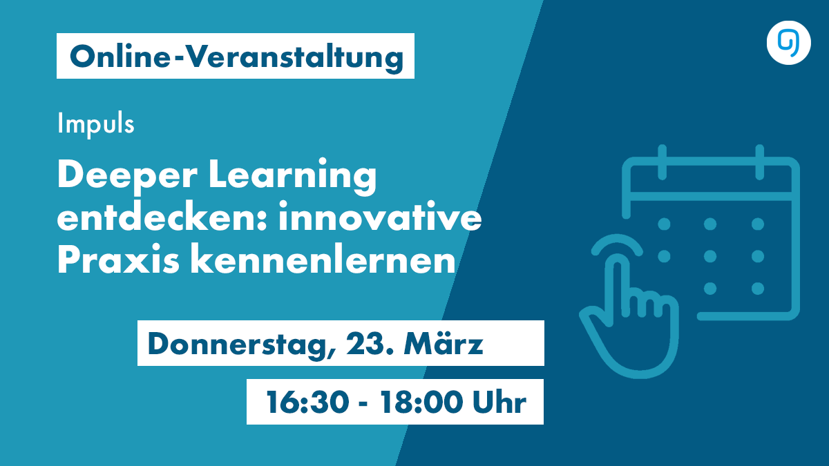 #DeeperLearning: Was heißt das eigentlich konkret? Und wie geht das in der Praxis? <a href="/SliwkaAnne/">Anne Sliwka</a> und ihr Team stellen das Konzept vor.

➡️ Jetzt anmelden: campus.deutsches-schulportal.de/event/deeper-l…

#twlz #Campus
