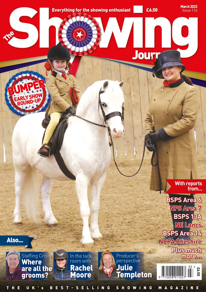 Hurrah 😁 Check out Absorbine Ambassador Jo Bates article as well as all the usual brilliant interviews, features and show reports! #absorbineambassador <a href="/ShowingJournal/">The Showing Journal</a>