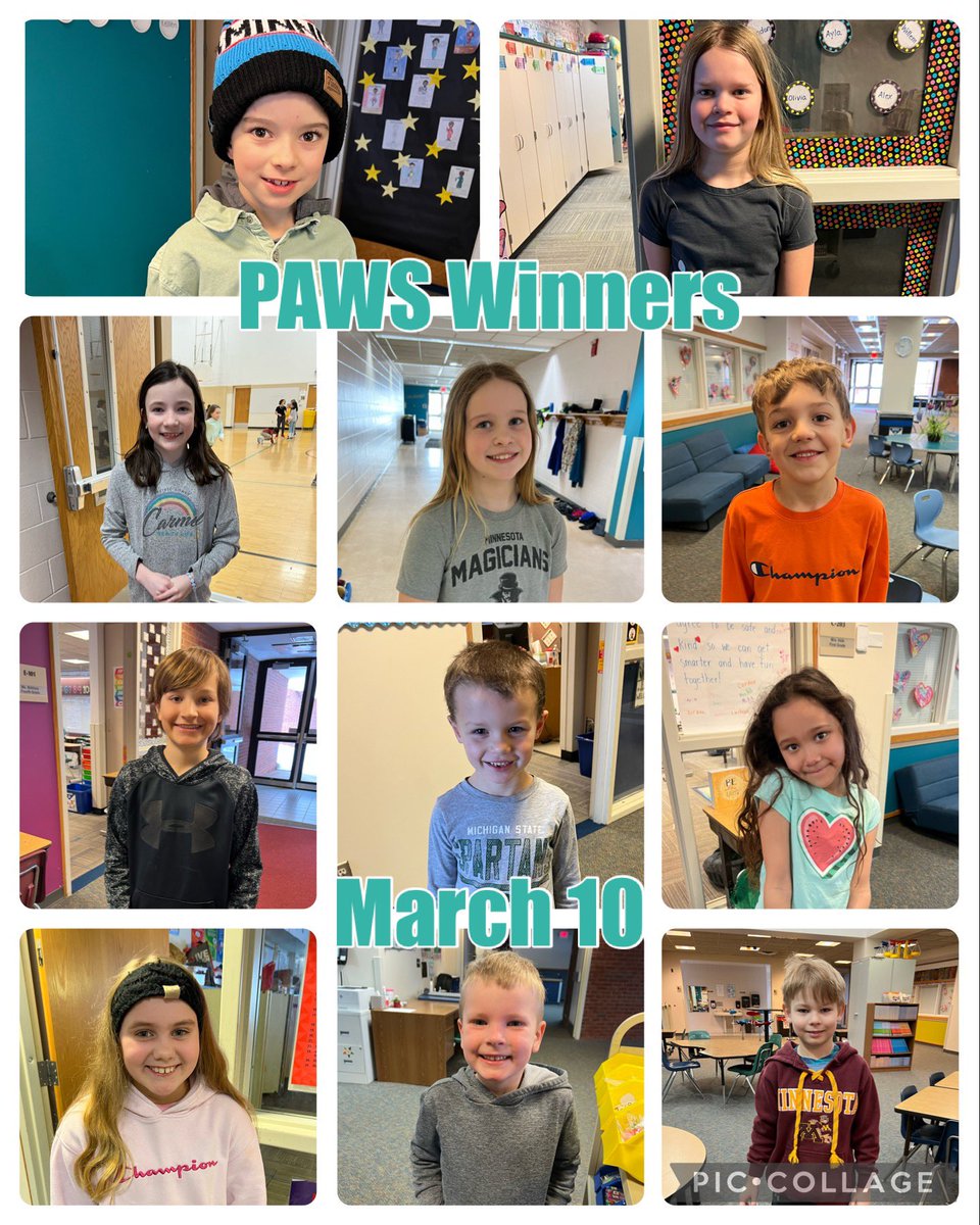 PAWS Winners for March 10