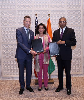 ANI's tweet photo. Lockheed Martin & Tata Group have reached an agreement to begin implementation of fighter wing production at the companies’ joint venture, Tata Lockheed Martin Aerostructures Limited, in Hyderabad. The MoU envisions production of 29 fighter wing shipsets, with an option of addl shipsets, & deliveries commencing in 2025.